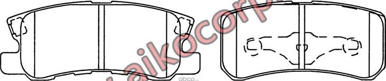 Колодки тормозные PF3450 /AIKO/. Артикул PF3450