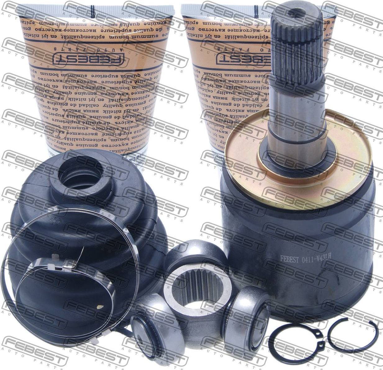 Шрус внутренний (граната) Febest. Артикул 0411-V43LH