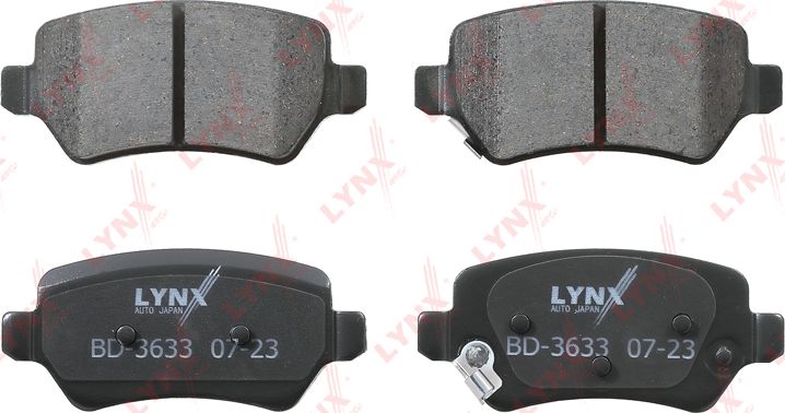 Тормозные колодки LYNXauto. Артикул BD-3633