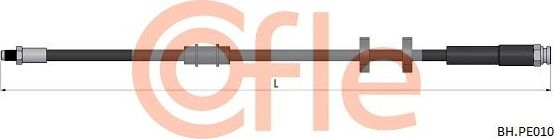 Тормозной шланг Cofle. Артикул 92.BH.PE010