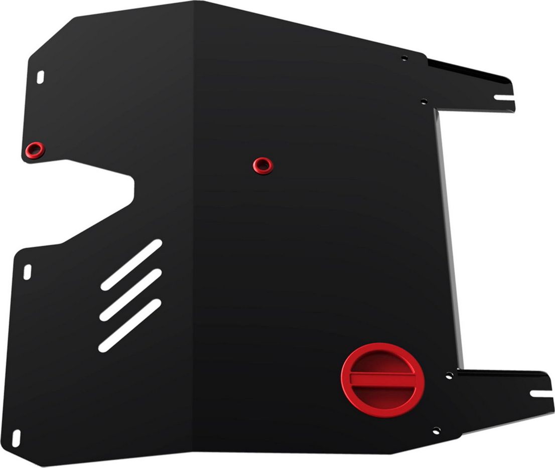 Защита АвтоБРОНЯ для картера и КПП Mitsubishi Lancer 9 2003-2009. Артикул 111.04002.3