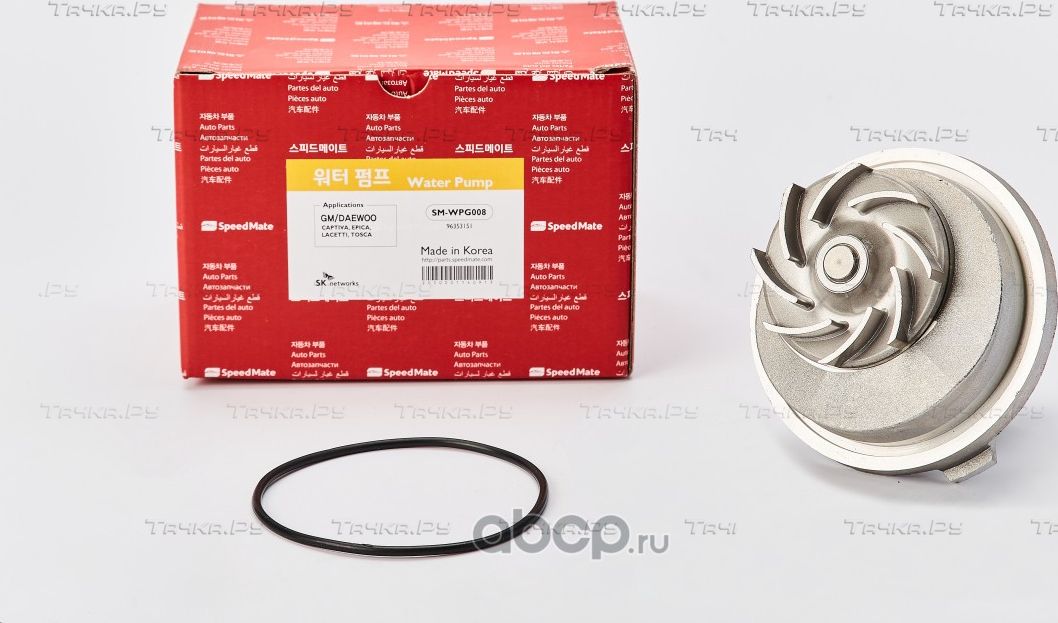 Помпа (водяной насос) SpeedMate для Opel Astra F 1991-2001. Артикул SM-WPG008