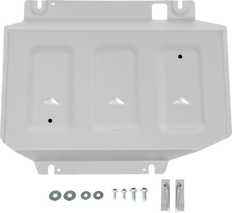 Защита алюминиевая Rival для переднего дифференциала Great Wall Poer 2021-2026. Артикул 333.2023.1