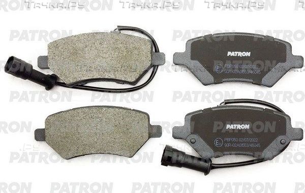 Тормозные колодки Patron передние для Chery M11 (A3) 2008-2014. Артикул PBP050