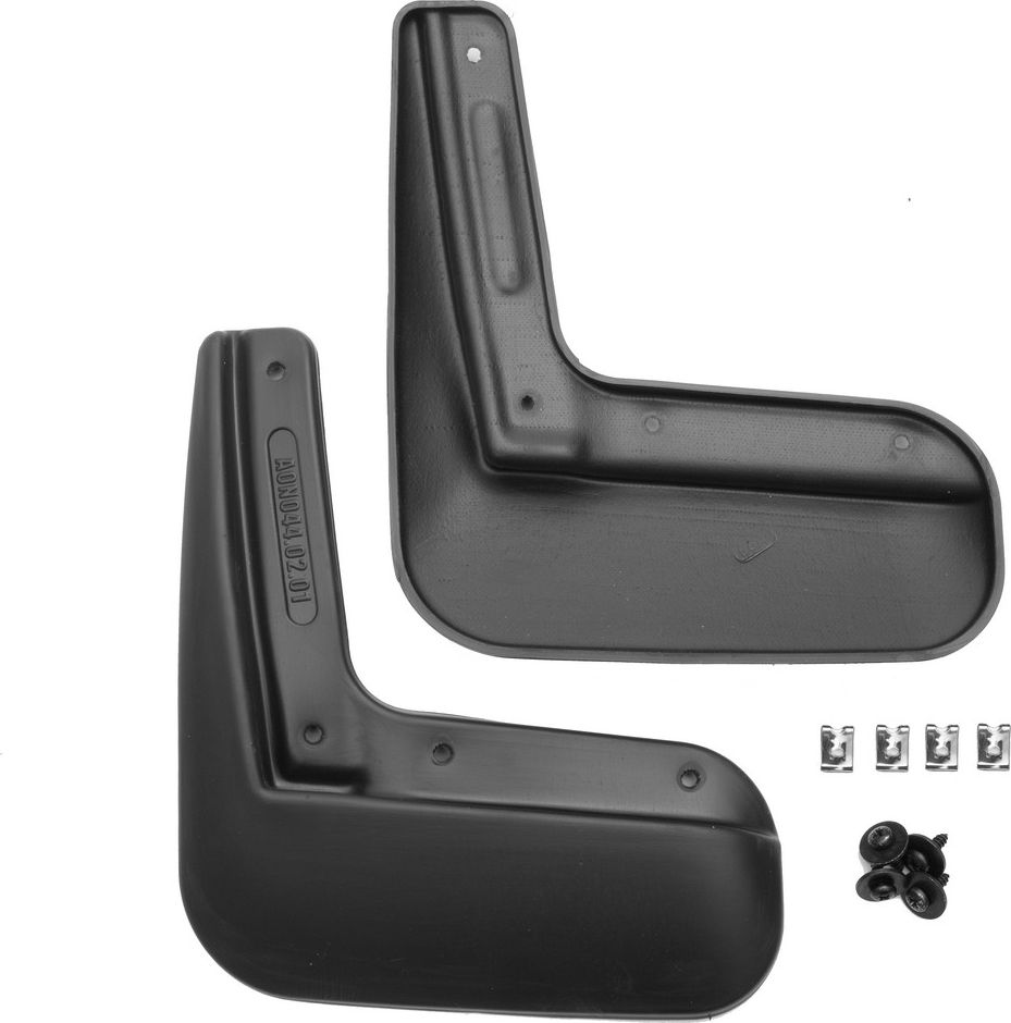 Брызговики Frosch (в пакете) задняя пара для Hyundai Solaris II рестайлинг 2020-2026. Артикул NLF.A0N044.E10