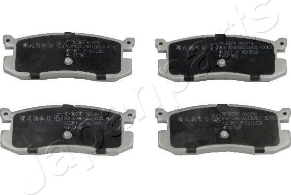 Тормозные колодки Japanparts. Артикул PP-306AF