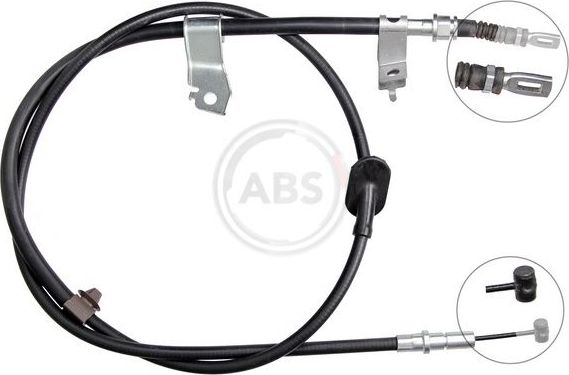 Трос ручника (тросик ручного тормоза) ABS. Артикул K17262