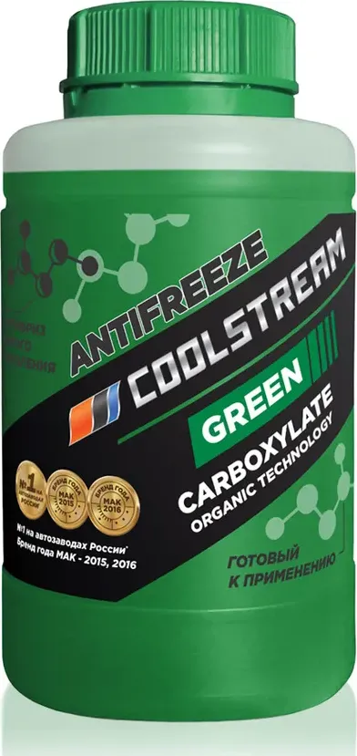 Антифриз CoolStream GREEN готовый (зеленый) 1кг Coolstream. Артикул CS-010901-GR