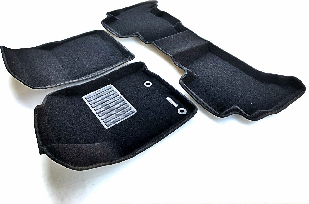 Коврики текстильные Euromat 3D Business (с крепежом) для салона Toyota Land Cruiser Prado 150 рестайлинг 2017-2026. Артикул EMC3D-005120