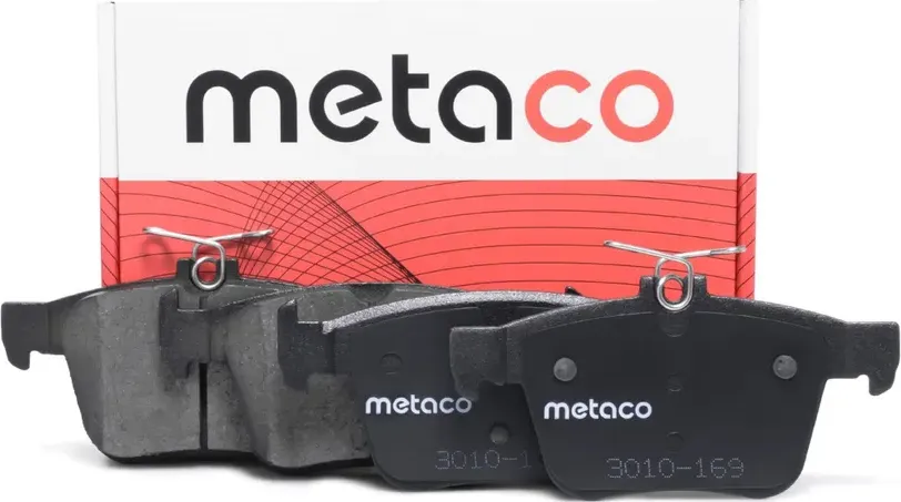 Колодки тормозные AUDI A3/SKODA KODIAQ/VW GOLF/PASSAT/TIGUAN 12- задн. (Metaco) Metaco. Артикул 3010169