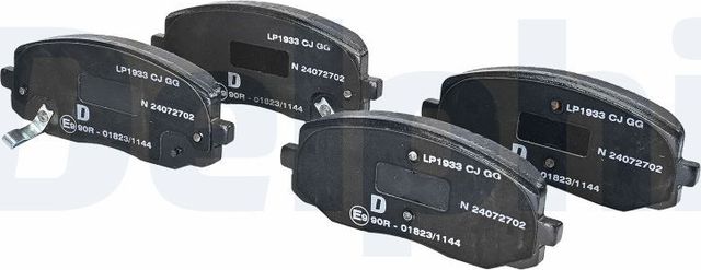 Тормозные колодки Delphi (Low-Metallic). Артикул LP1933