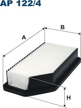 Воздушный фильтр Filtron. Артикул AP 122/4