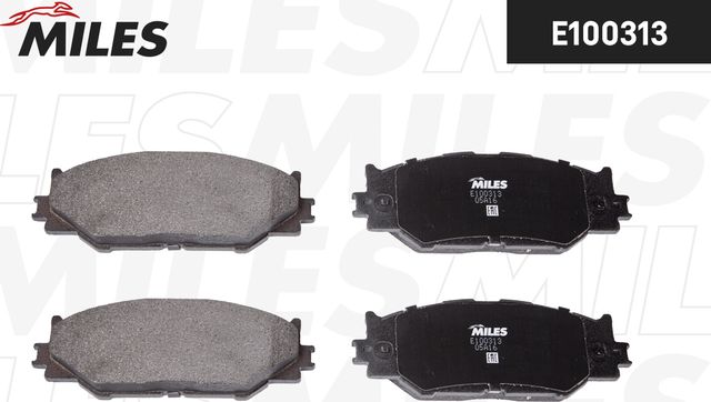 Тормозные колодки Miles (Semi-Metallic). Артикул E100313