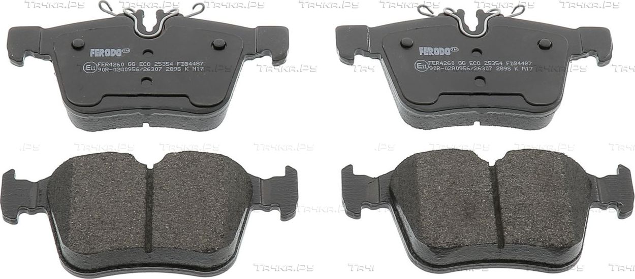 Тормозные колодки Ferodo Premier Eco Friction. Артикул FDB4487