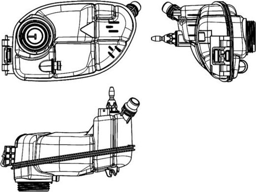 Расширительный бачок Mahle Behr. Артикул CRT 65 000S