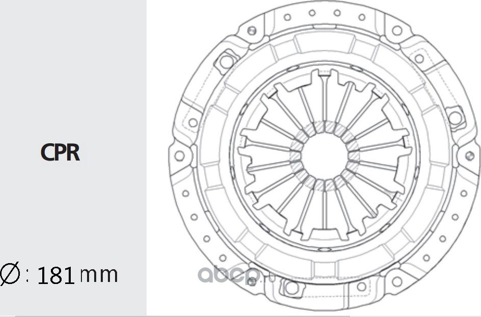 Корзина сцепления (Valeo) Valeo. Артикул HDC93