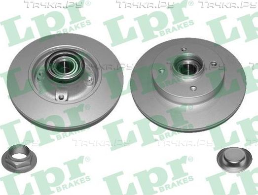 Тормозной диск LPR LPR HUB BRAKE DISC LINE - FULL COATED задний для Citroen C3 Picasso I 2009-2017. Артикул C1013PRCA