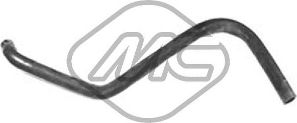 Патрубок системы охлаждения (радиатора) Metalcaucho. Артикул 09246