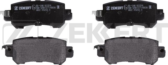 Тормозные колодки Zekkert задние для Mazda CX-3 I 2015-2026. Артикул BS-1246
