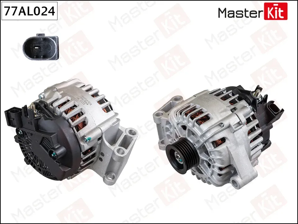 Генератор FORD 120A 14V (Master KIT) Master KIT. Артикул 77AL024