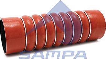 Патрубок интеркулера Sampa для MAN NL 1991-2026. Артикул 020.491