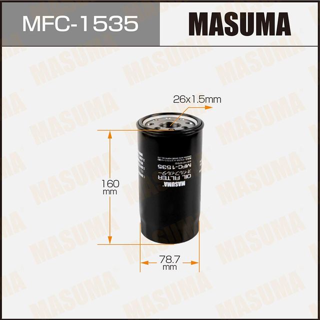 Масляный фильтр Masuma. Артикул MFC-1535