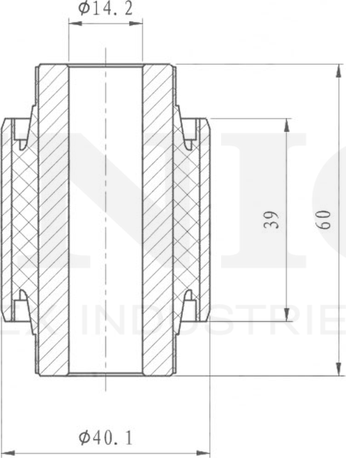 Сайлентблок поворотного кулака (Unio). Артикул RMP-20222