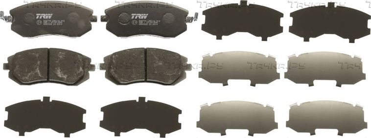 Тормозные колодки TRW COTEC передние для Subaru Legacy IV 2003-2009. Артикул GDB3328