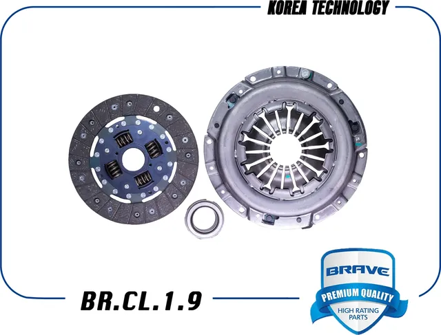Сцепление в сборе Nexia, Lanos 1.5 16кл. {корзина+диск+выжимной} (Brave). Артикул BRCL19