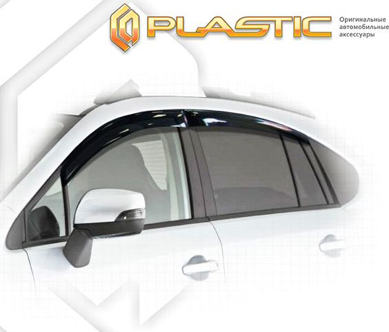 Дефлекторы СА Пластик для окон (Classic полупрозрачный) Subaru XV  2012–2016. Артикул 2010030308609