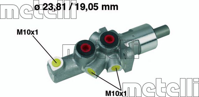 Тормозной цилиндр главный Metelli для Mercedes-Benz E-Класс I (W124) 1993-1998. Артикул 05-0177