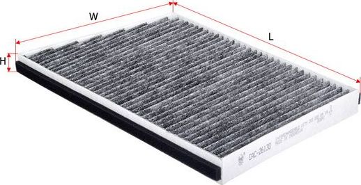 Салонный фильтр Sakura. Артикул CAC-26130