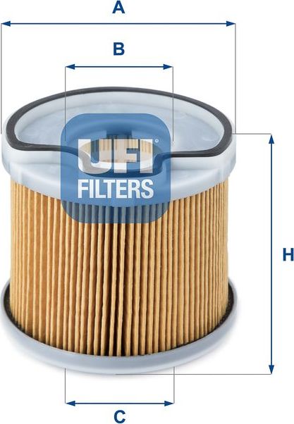 Топливный фильтр UFI. Артикул 26.691.00