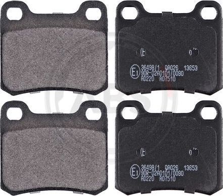 Тормозные колодки ABS. Артикул 36498/1