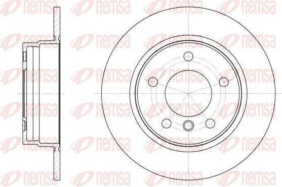 Тормозной диск Remsa. Артикул 6284.00