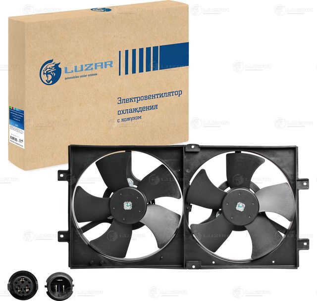 Вентилятор радиатора двигателя Luzar для Chery Amulet (A15) I 2007-2010. Артикул LFK 3001