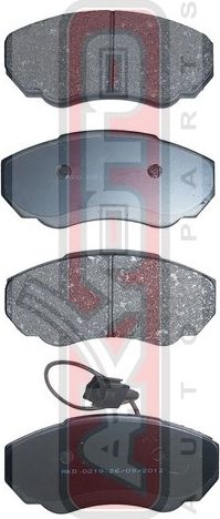 Тормозные колодки Akyoto Packing AKYOTO. Артикул AKD-0219