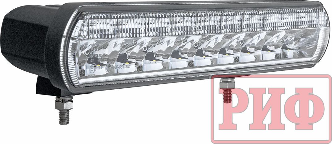 Фара светодиодная водительского света РИФ 318 мм 50W с дневными ходовыми огнями. Артикул B0206