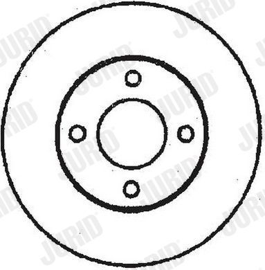 Тормозной диск Jurid. Артикул 561690J