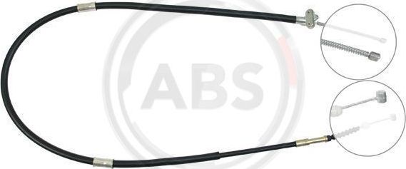 Трос ручника (тросик ручного тормоза) ABS. Артикул K12818