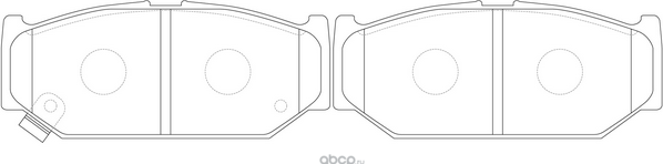 Тормозные колодки FIT. Артикул FP9210