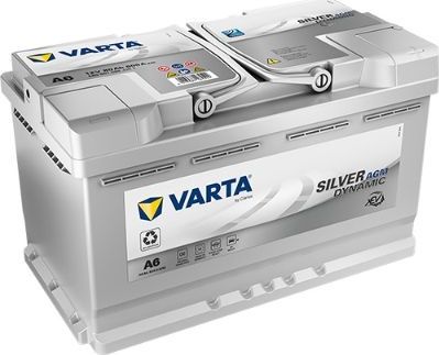 Аккумулятор Varta Silver Dynamic AGM. Артикул 580901080J382