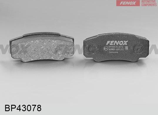 Тормозные колодки Fenox. Артикул BP43078
