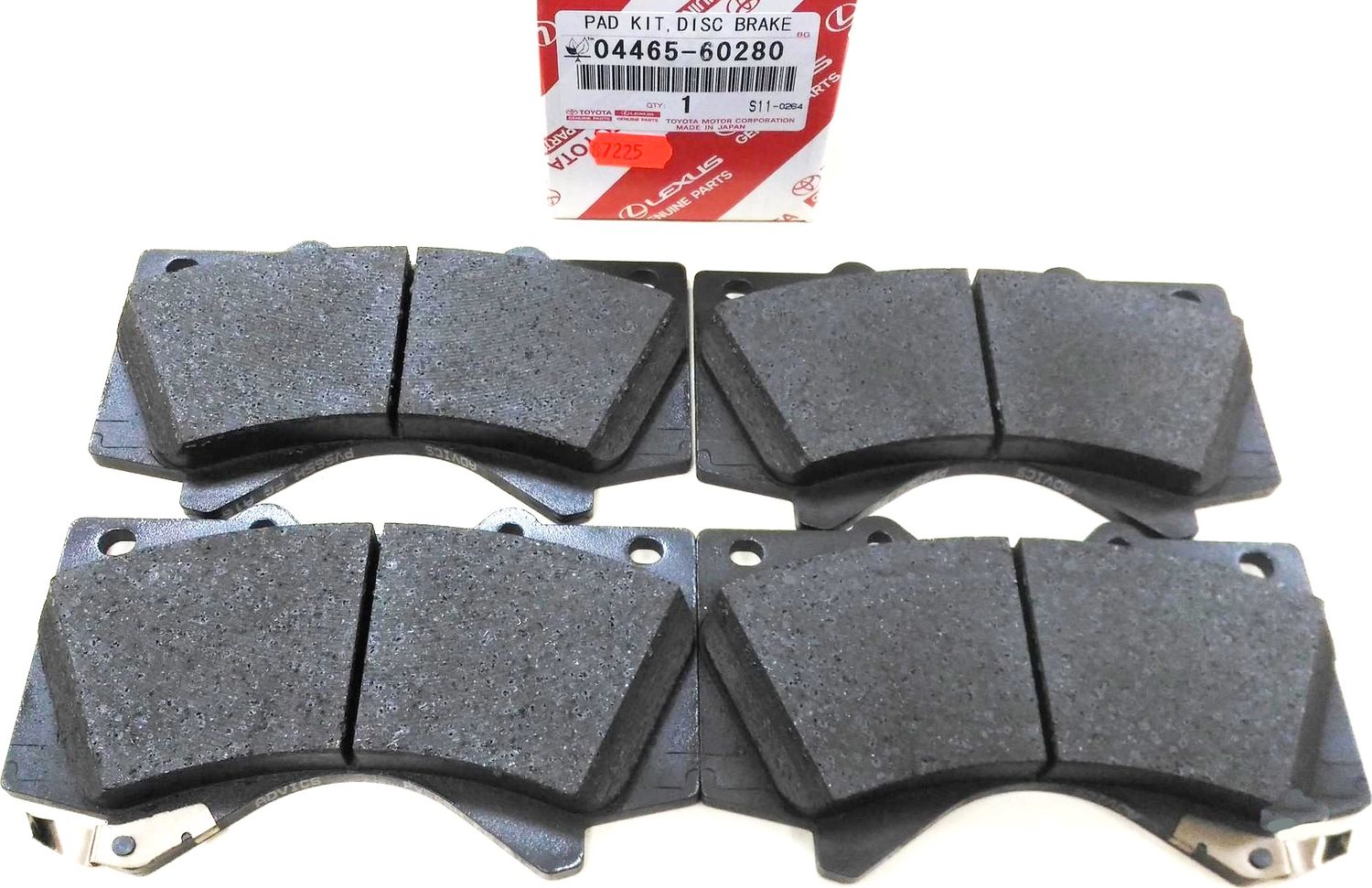 Тормозные колодки Toyota. Артикул 0446560280