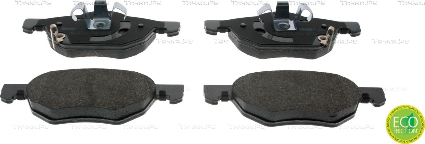 Тормозные колодки Ferodo Premier Eco Friction. Артикул FDB1704