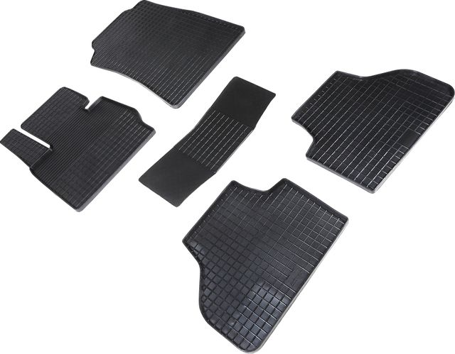 Коврики резиновые Seintex с узором сетка для салона BMW X4 F26 Xdrive 2014-2026. Артикул 87034