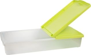 Короб для хранения Iris Ohyama UNDER-BED PLASTIC BOX 46л, Зеленый. Артикул UB950-GR