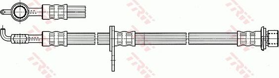Тормозной шланг TRW. Артикул PHD925