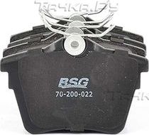 Тормозные колодки BSG задние для Peugeot 607 I 2000-2011. Артикул BSG 70-200-022