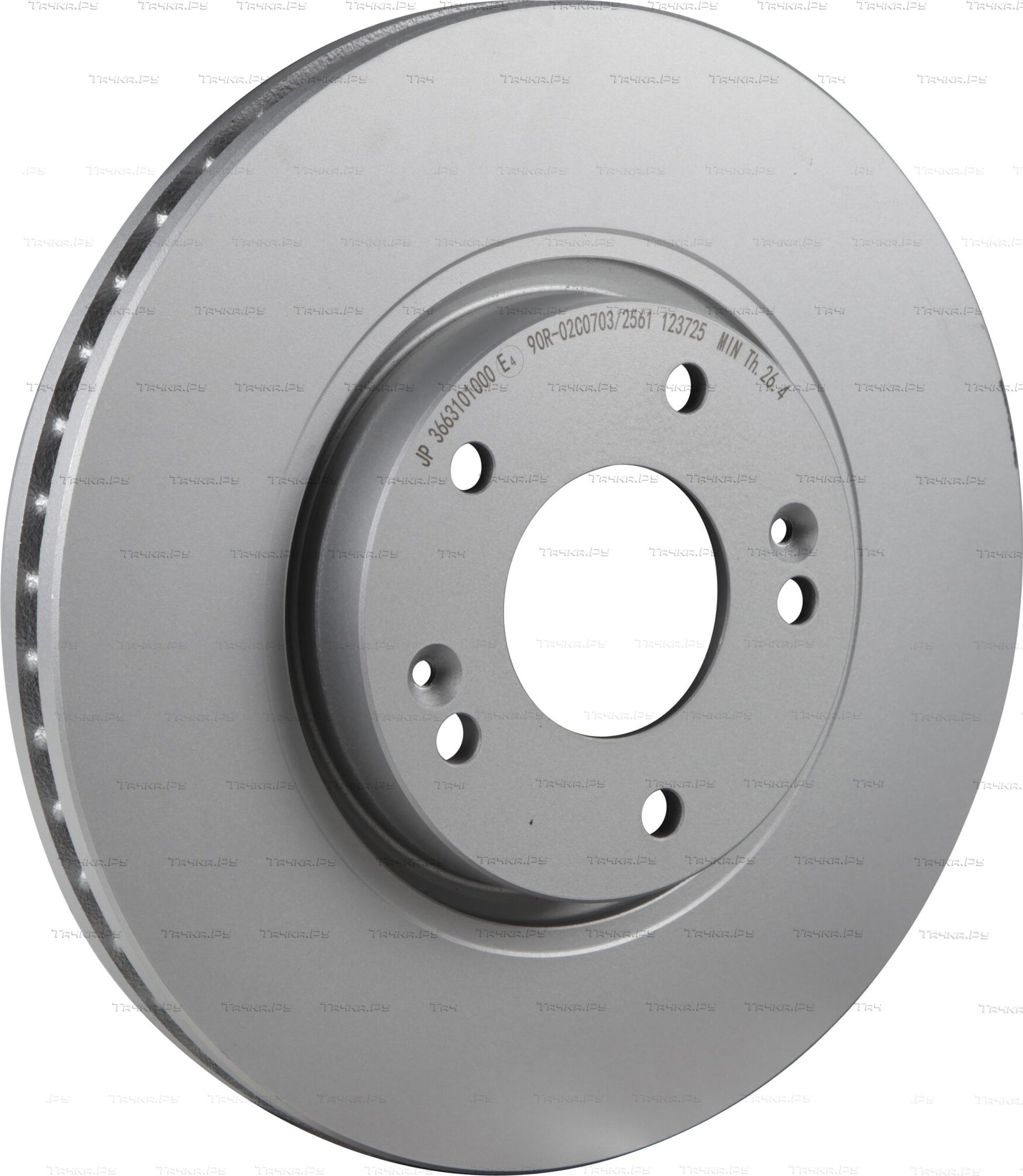 Тормозной диск JP Group передний для Hyundai ix35 I 2009-2015. Артикул 3663101000